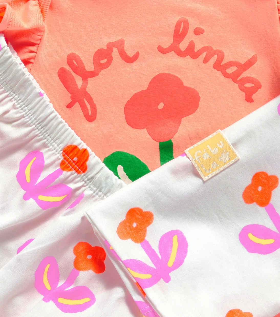 Bébé – Set body et culotte bloomer Mahla en coton | Fábula