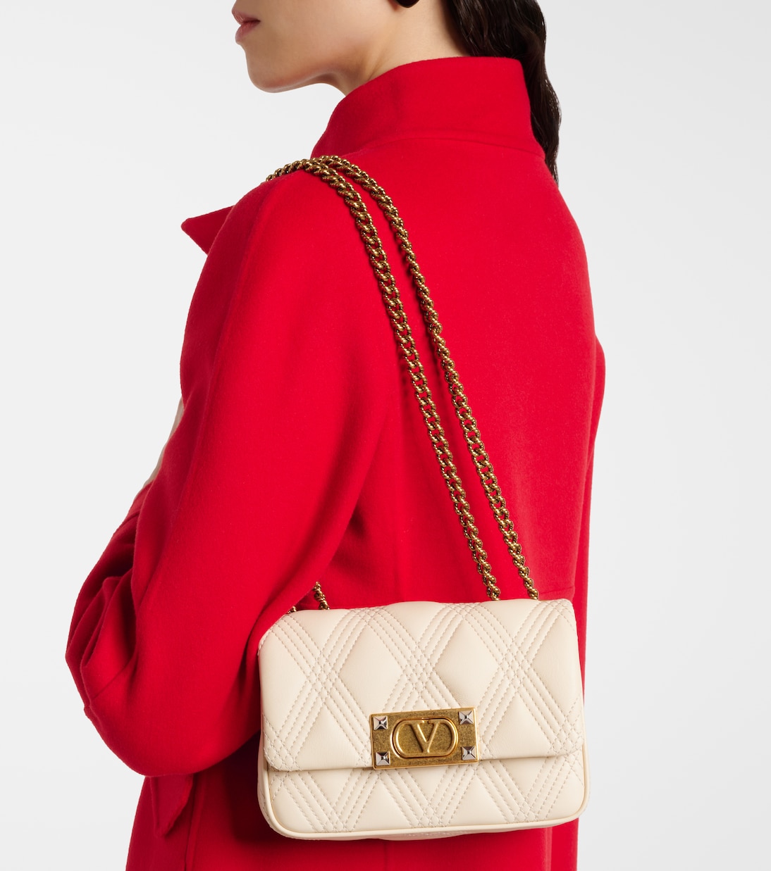 Sac Quiltie 67 Small en cuir | Valentino Garavani