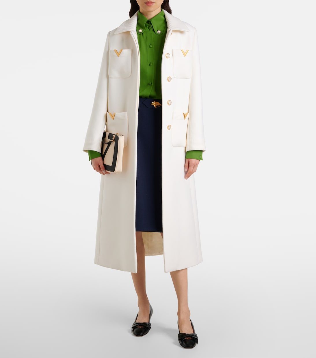 Blouse en soie à ornements | Valentino