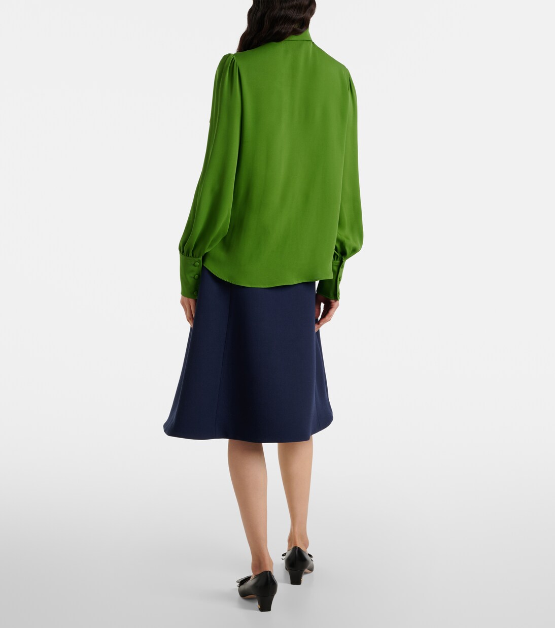 Blouse en soie à ornements | Valentino