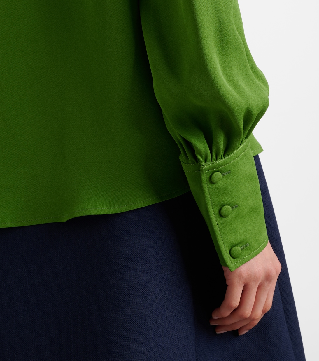 Blouse en soie à ornements | Valentino