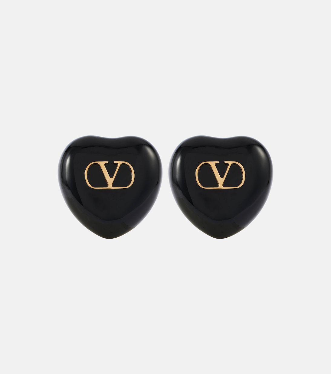 Orecchini cuore con logo V Valentino per uno stile giovane e trendy