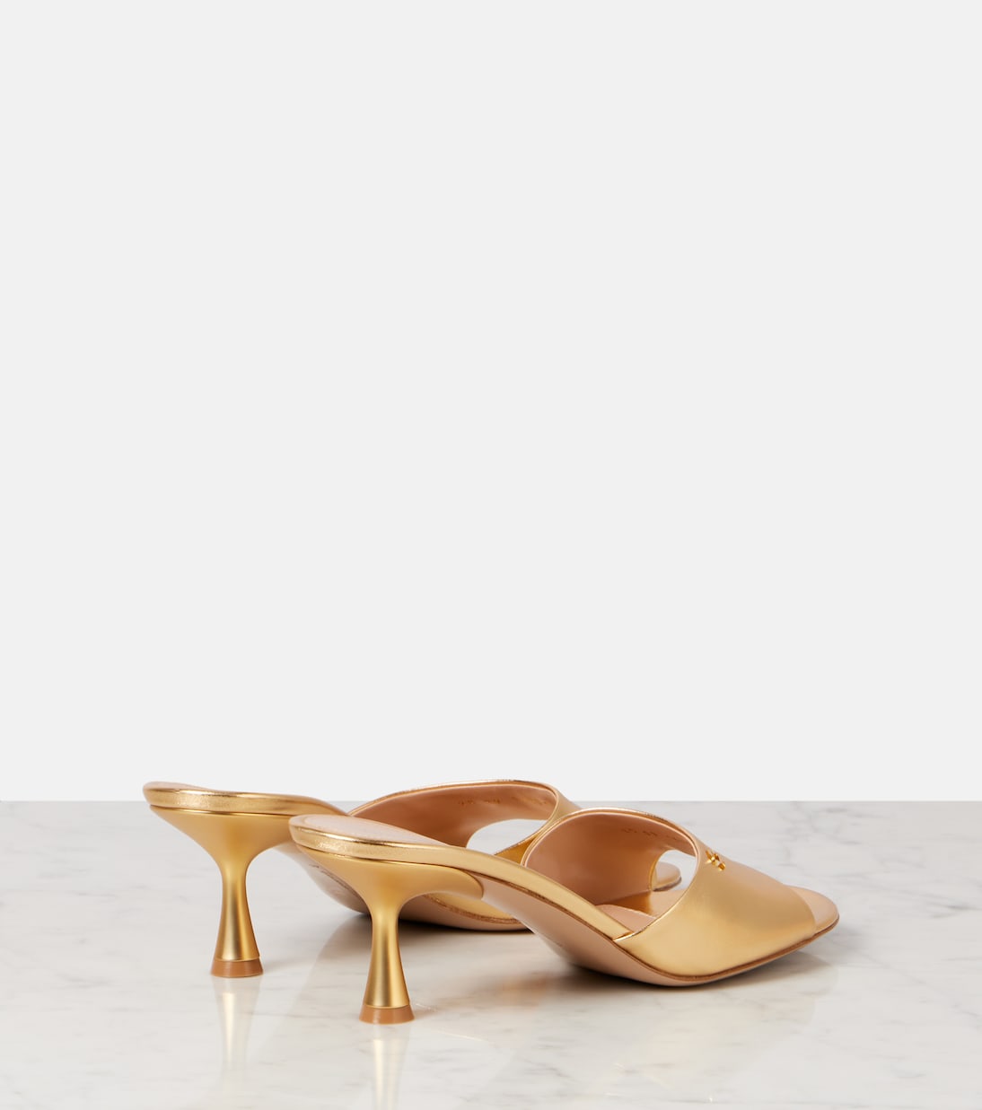 Pantoletten Ascent 55 aus Leder | Gianvito Rossi