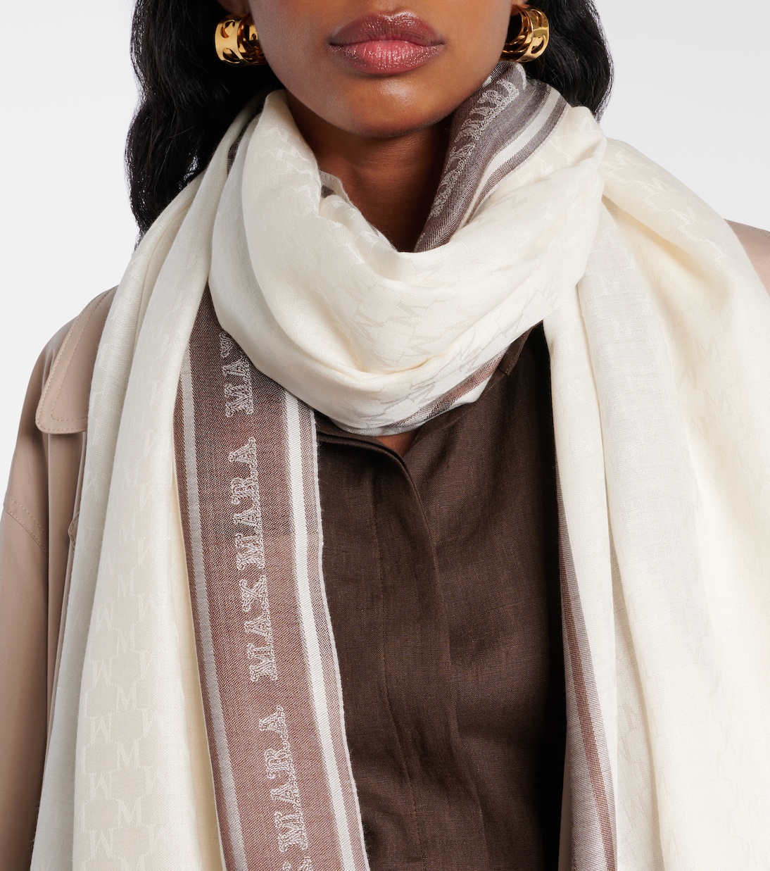 Écharpe Madre en soie, cachemire et laine | Max Mara