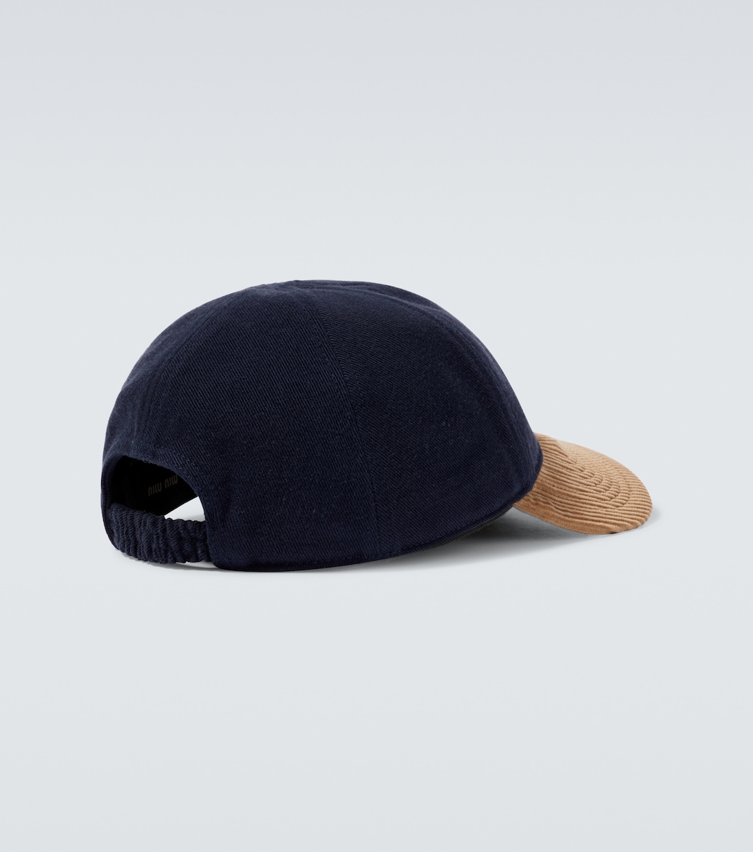 Baseballcap aus Denim und Cord | Miu Miu