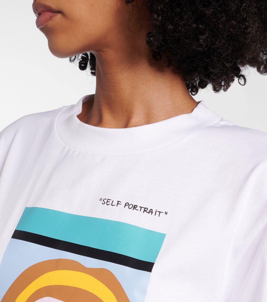Camiseta de jersey de algodón estampada | Plan C