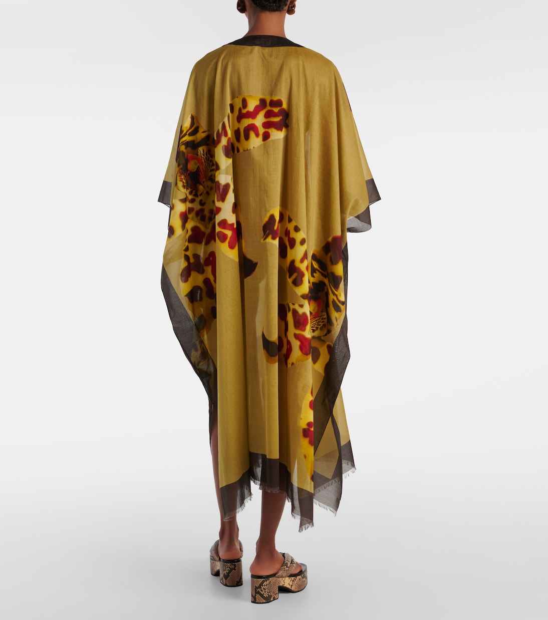 Copricostume in cotone con stampa | Dries Van Noten