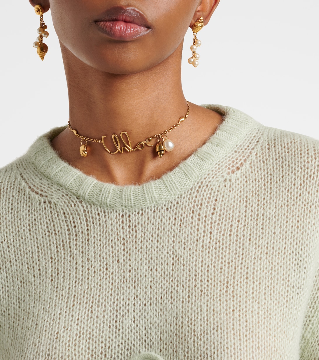 Pullover aus Alpakawolle und Seide | Chloé