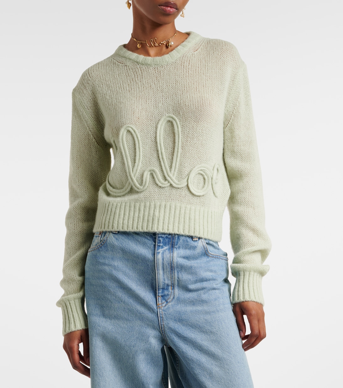 Pullover aus Alpakawolle und Seide | Chloé