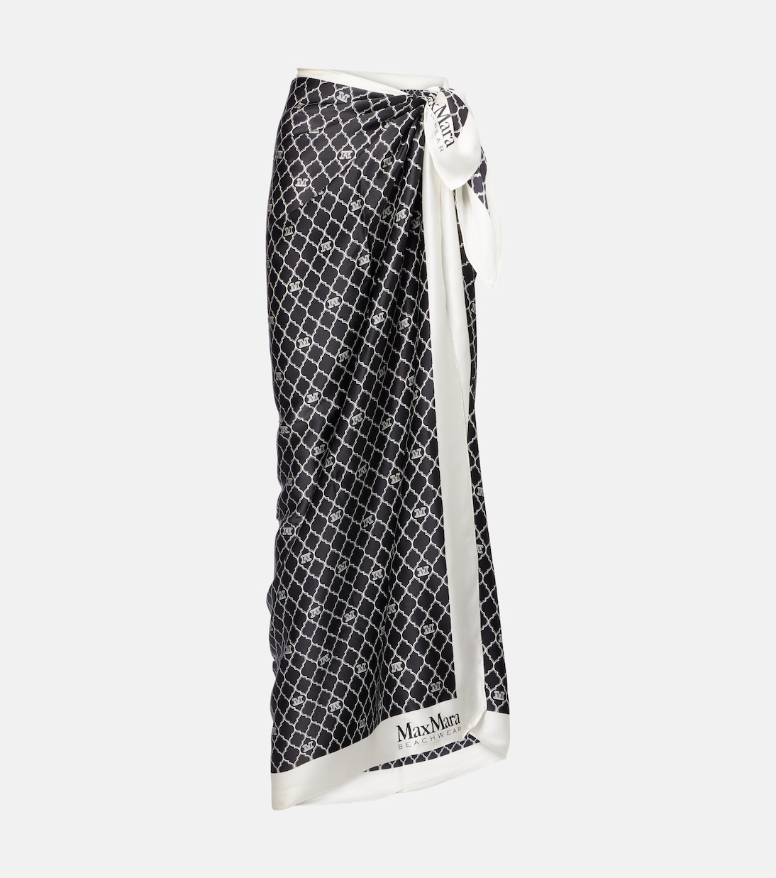 Paréo Ottico imprimé en soie | Max Mara