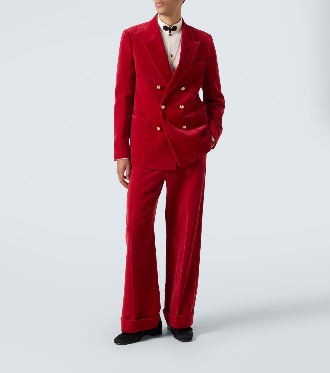 Blazer en velours de coton et lin | Valentino