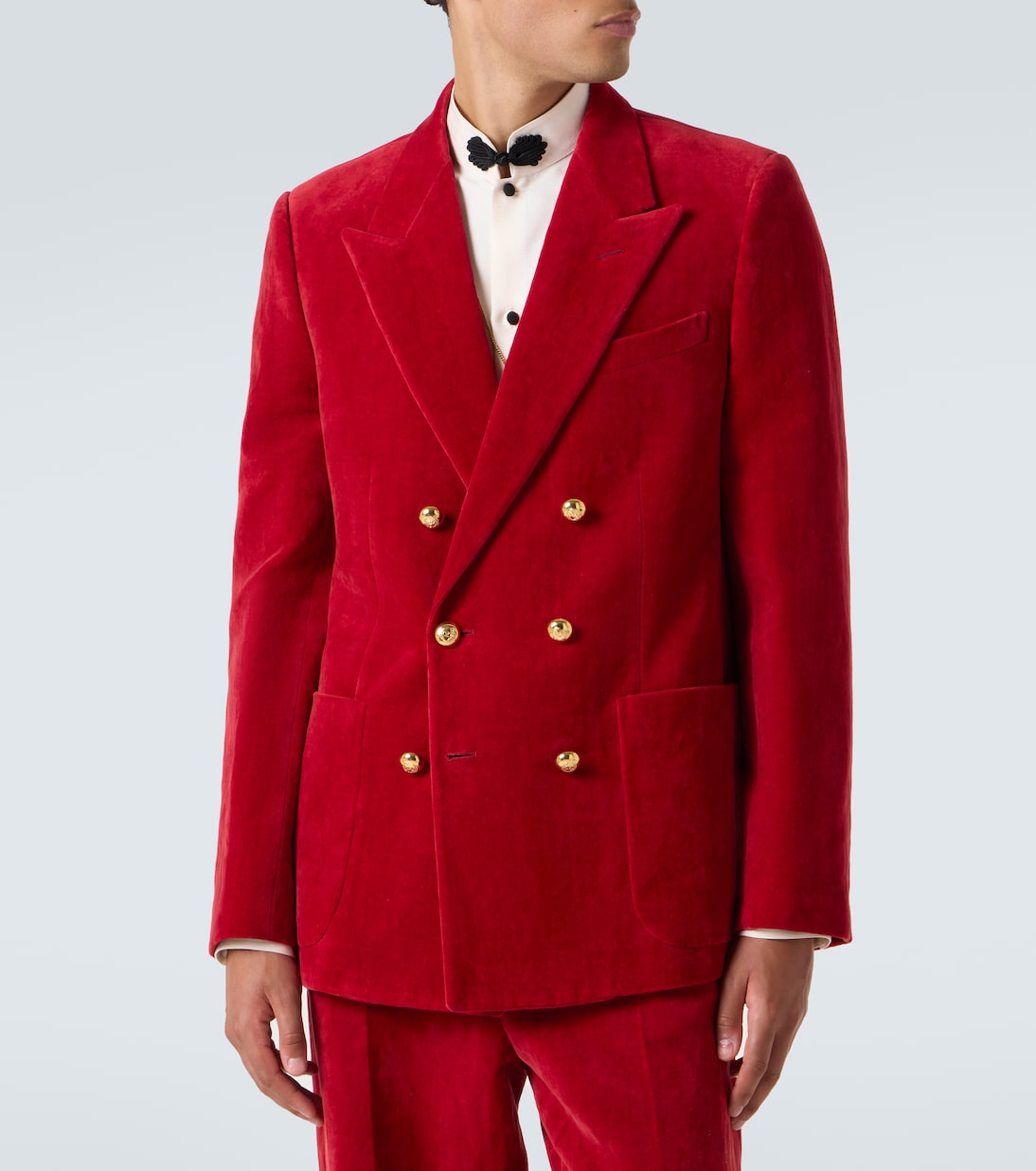 Blazer en velours de coton et lin | Valentino