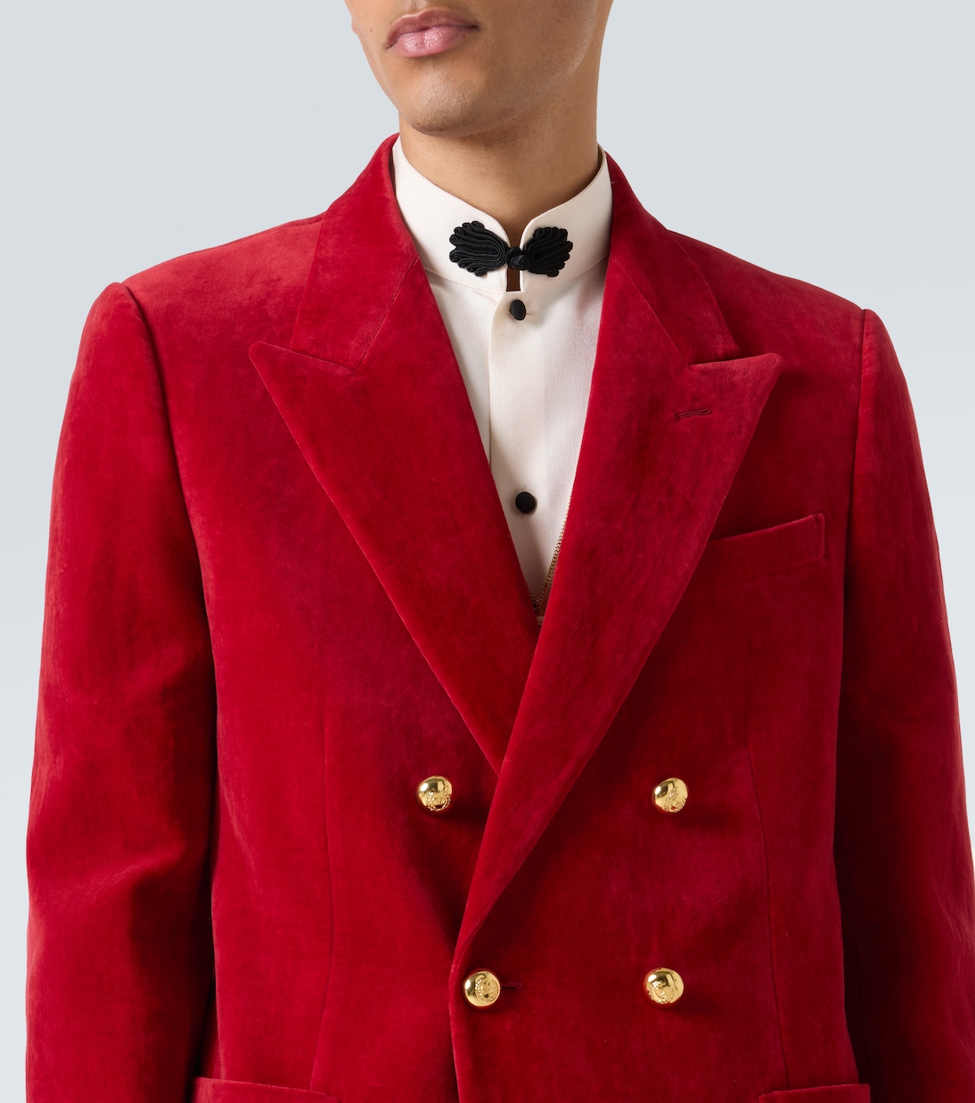 Blazer en velours de coton et lin | Valentino