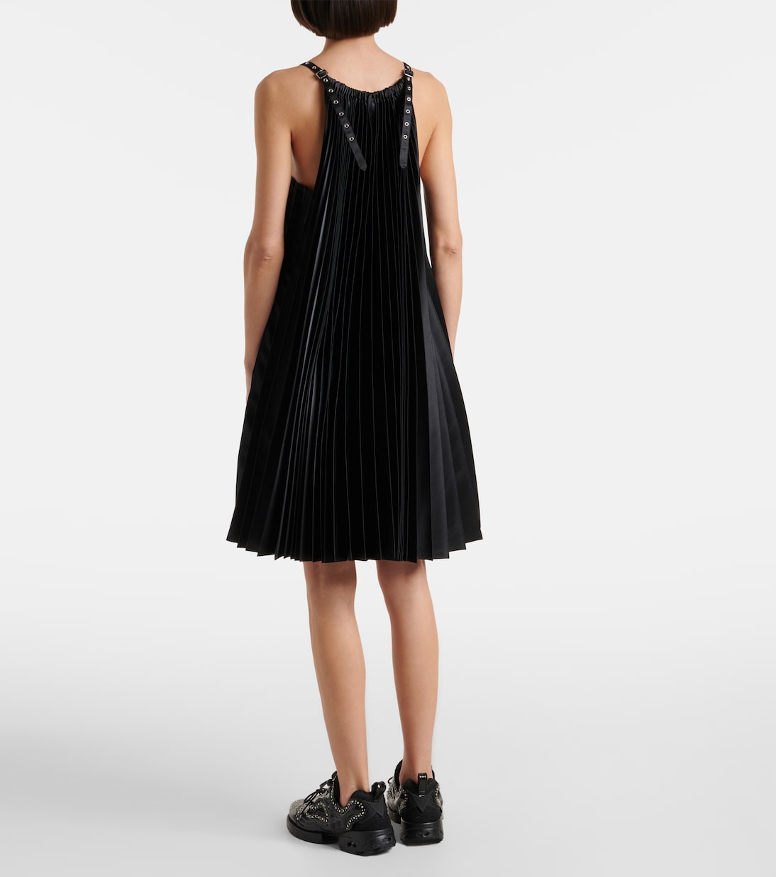 Abito corto in similpelle | Noir Kei Ninomiya