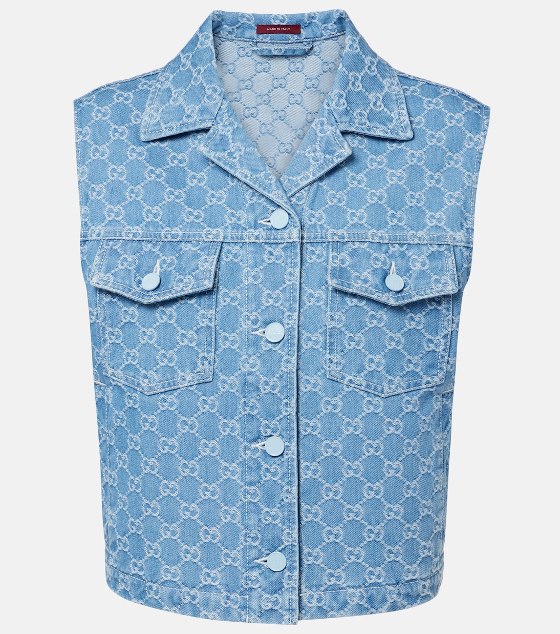 Weste GG aus Denim | Gucci