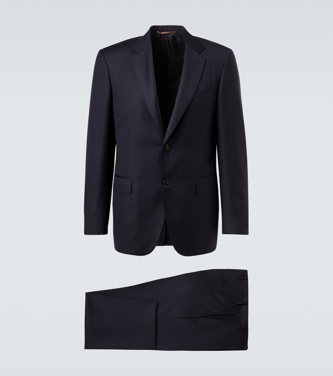 Pinstripe wool suit | Canali