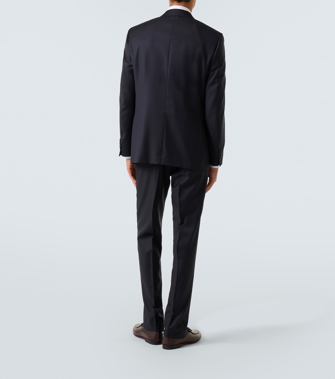 Pinstripe wool suit | Canali