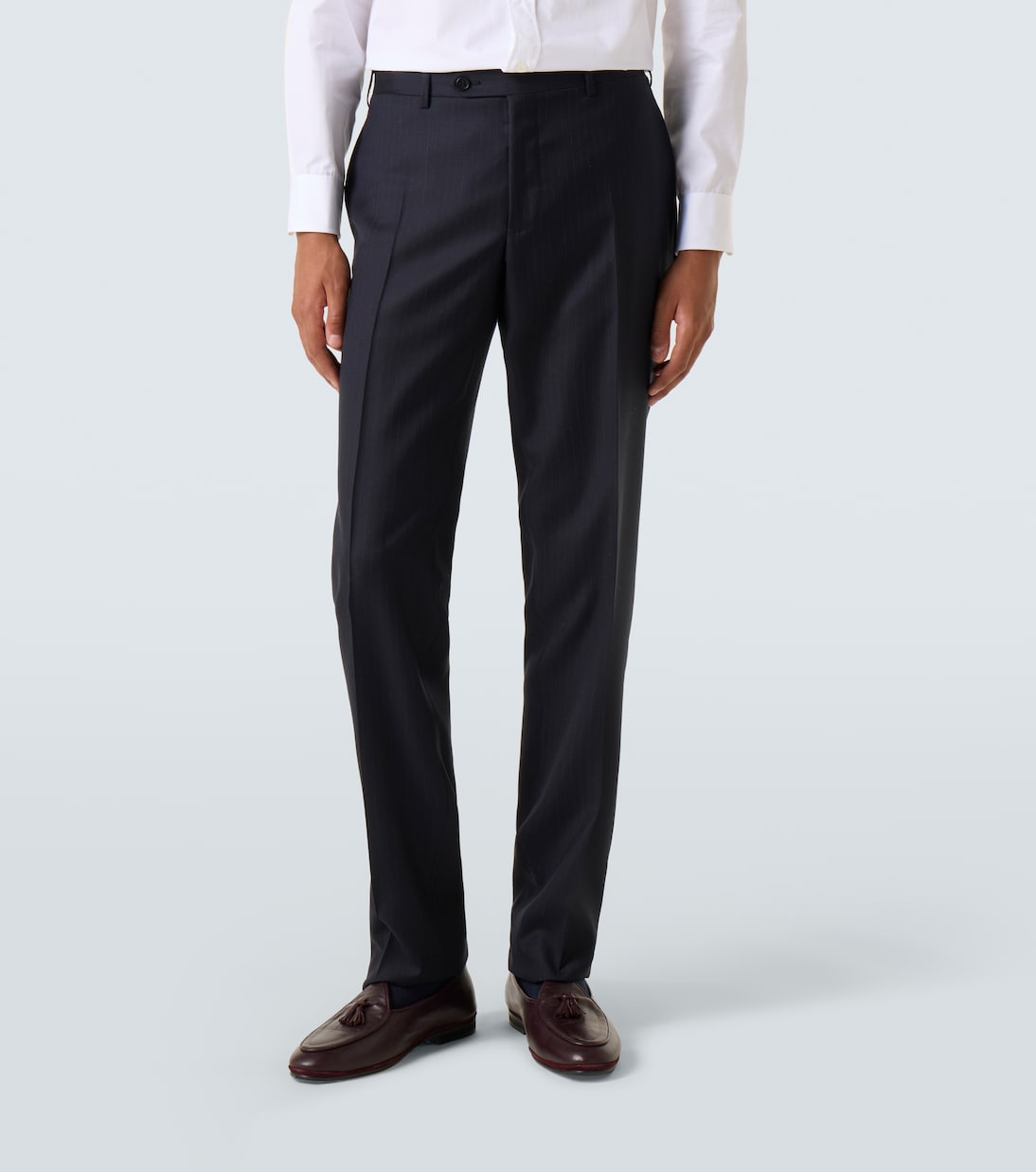 Pinstripe wool suit | Canali