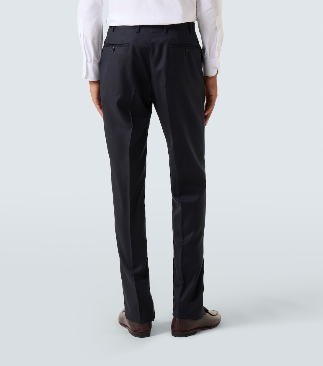 Pinstripe wool suit | Canali