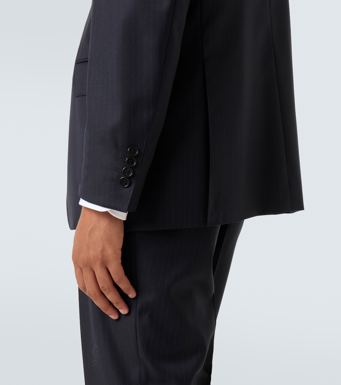Pinstripe wool suit | Canali