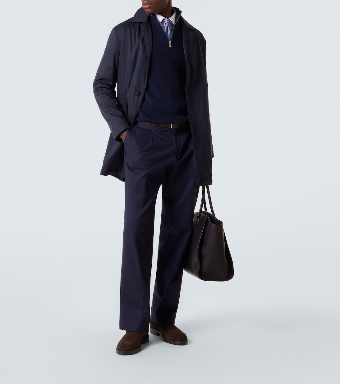 Single-breasted car coat | Canali
