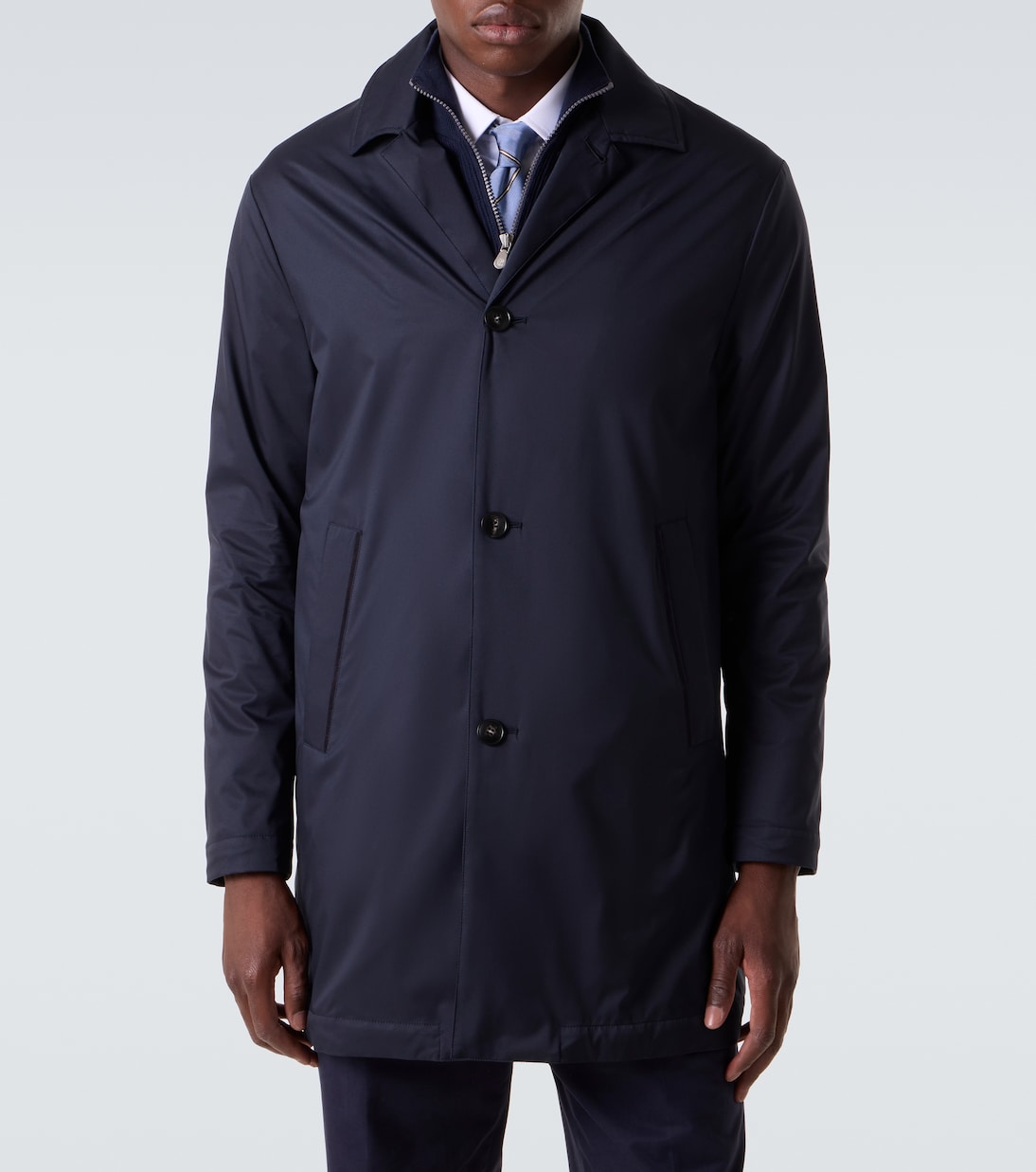 Single-breasted car coat | Canali