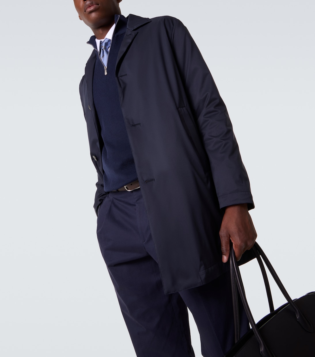 Single-breasted car coat | Canali