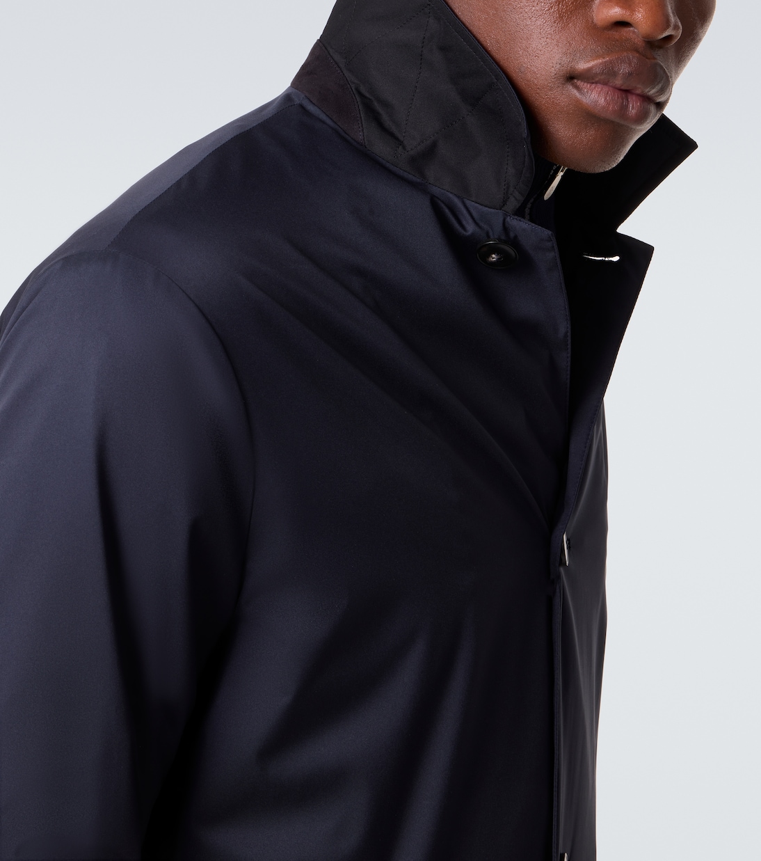 Single-breasted car coat | Canali