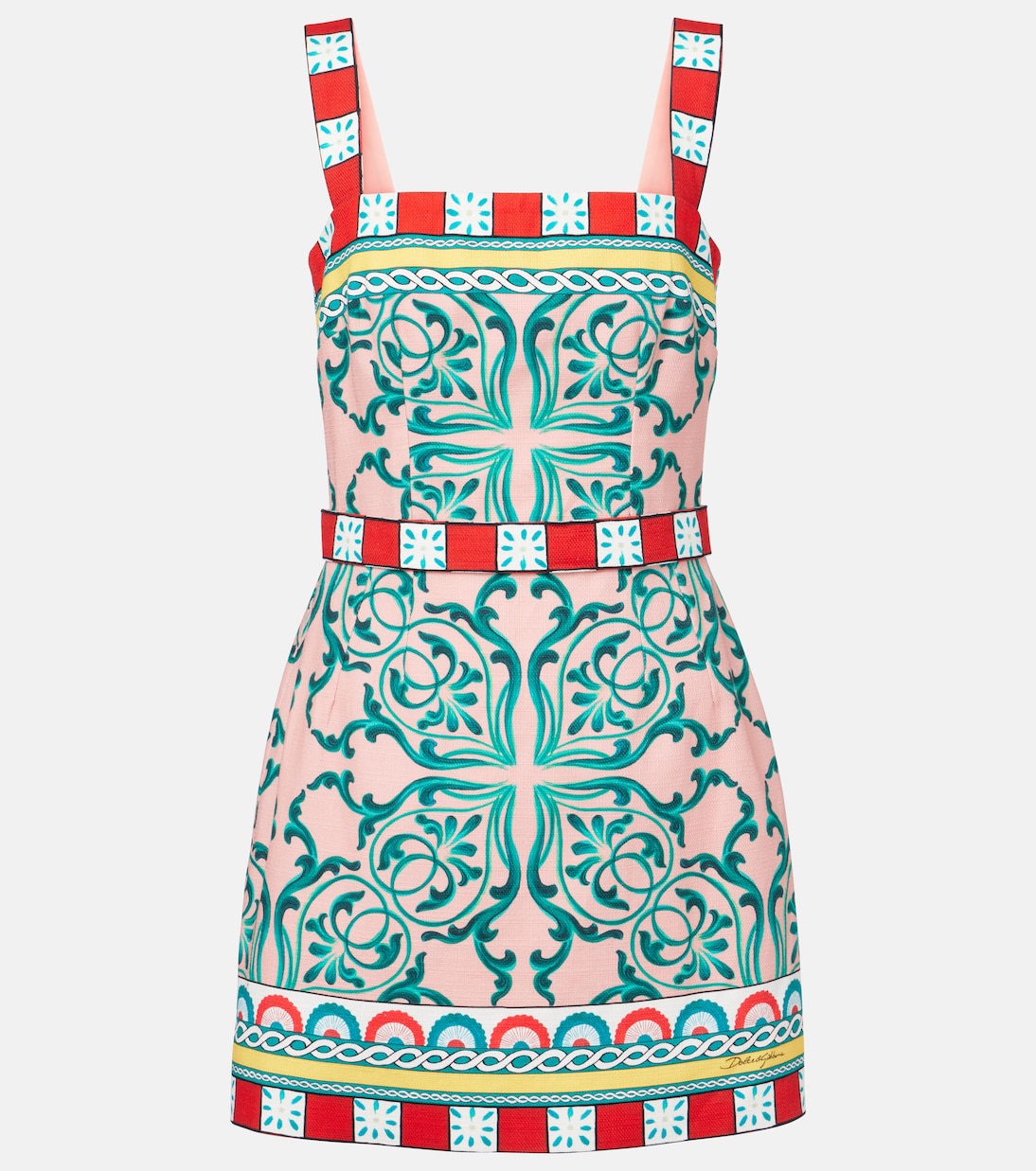 Printed cotton-blend minidress | Dolce&Gabbana