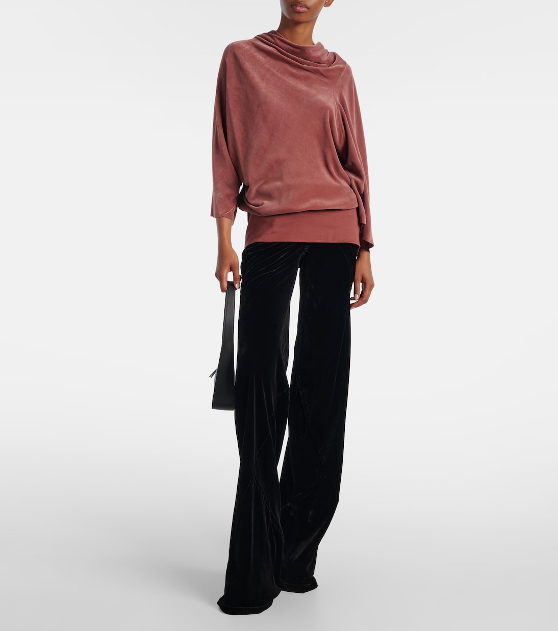 Top aus Charmeuse | Rick Owens