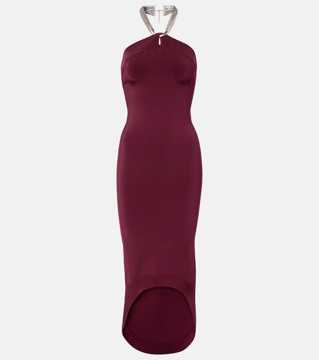 Halterneck midi dress | Galvan