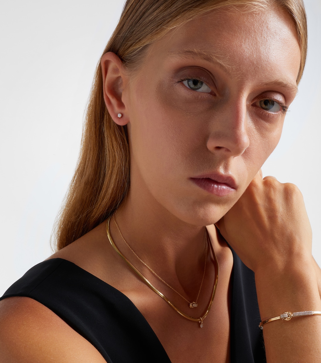 14kt gold earrings with diamonds | Stone and Strand