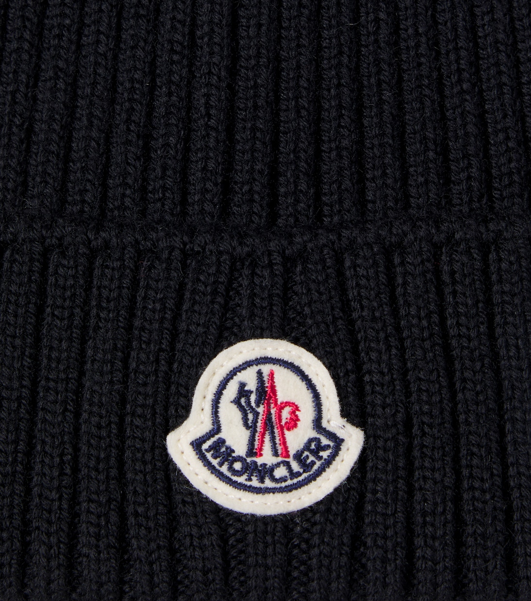 Logo virgin wool beanie | Moncler Enfant