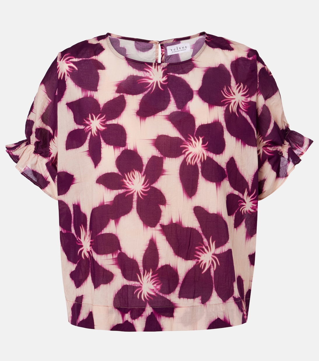 Bluse Delilah aus Baumwollpopeline | Velvet