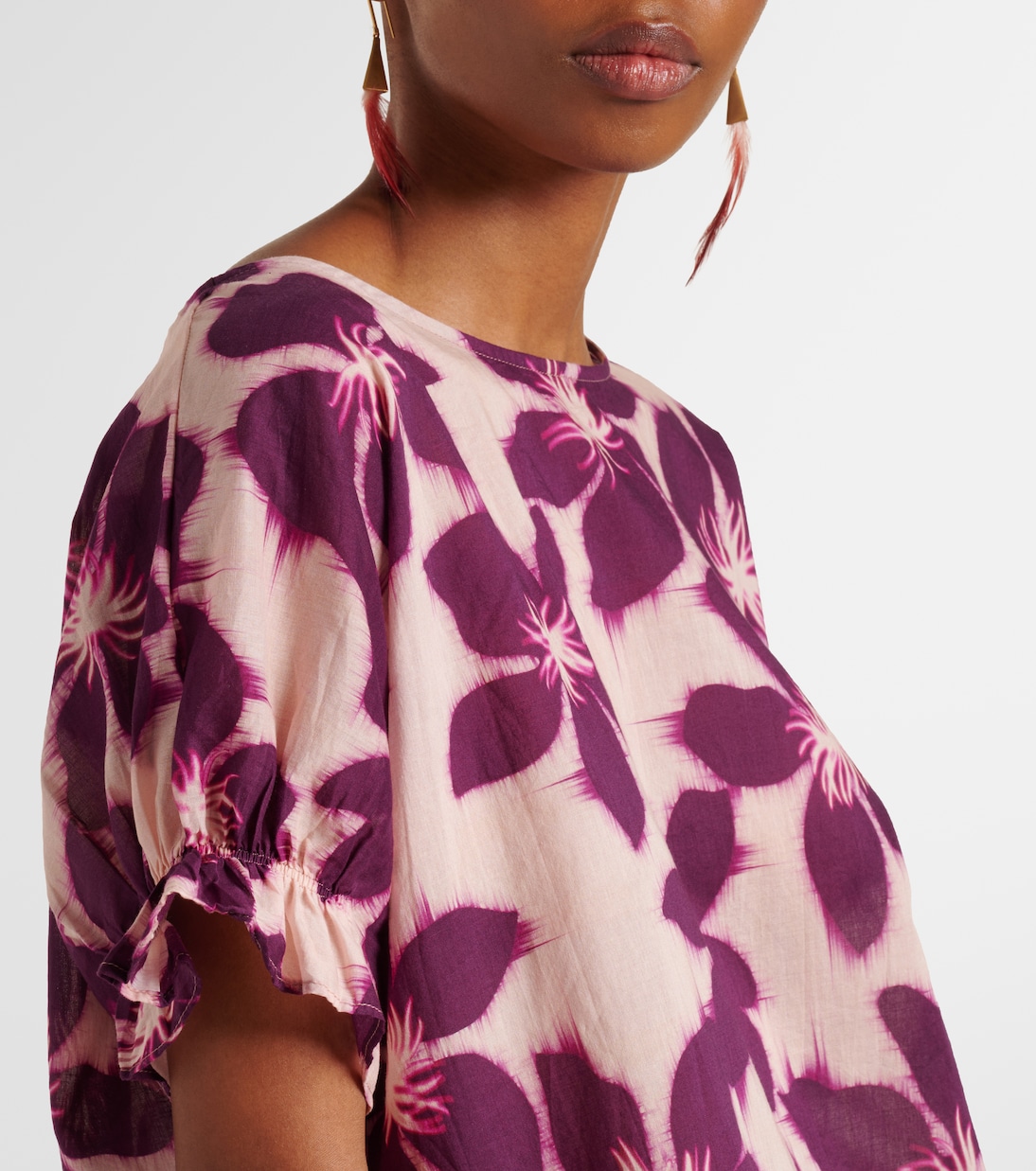 Bluse Delilah aus Baumwollpopeline | Velvet