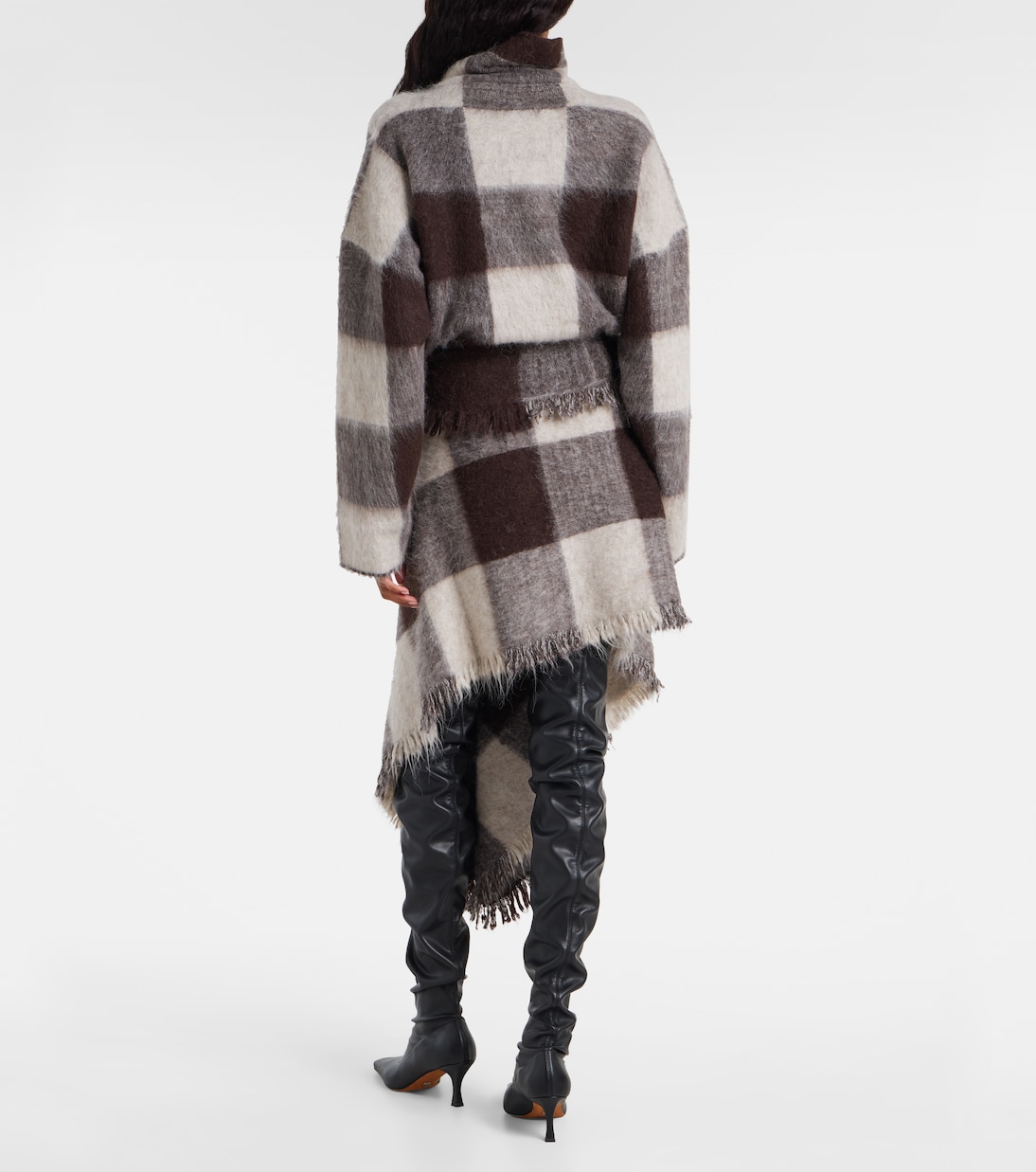 Kai checked alpaca and wool-blend miniskirt | Proenza Schouler