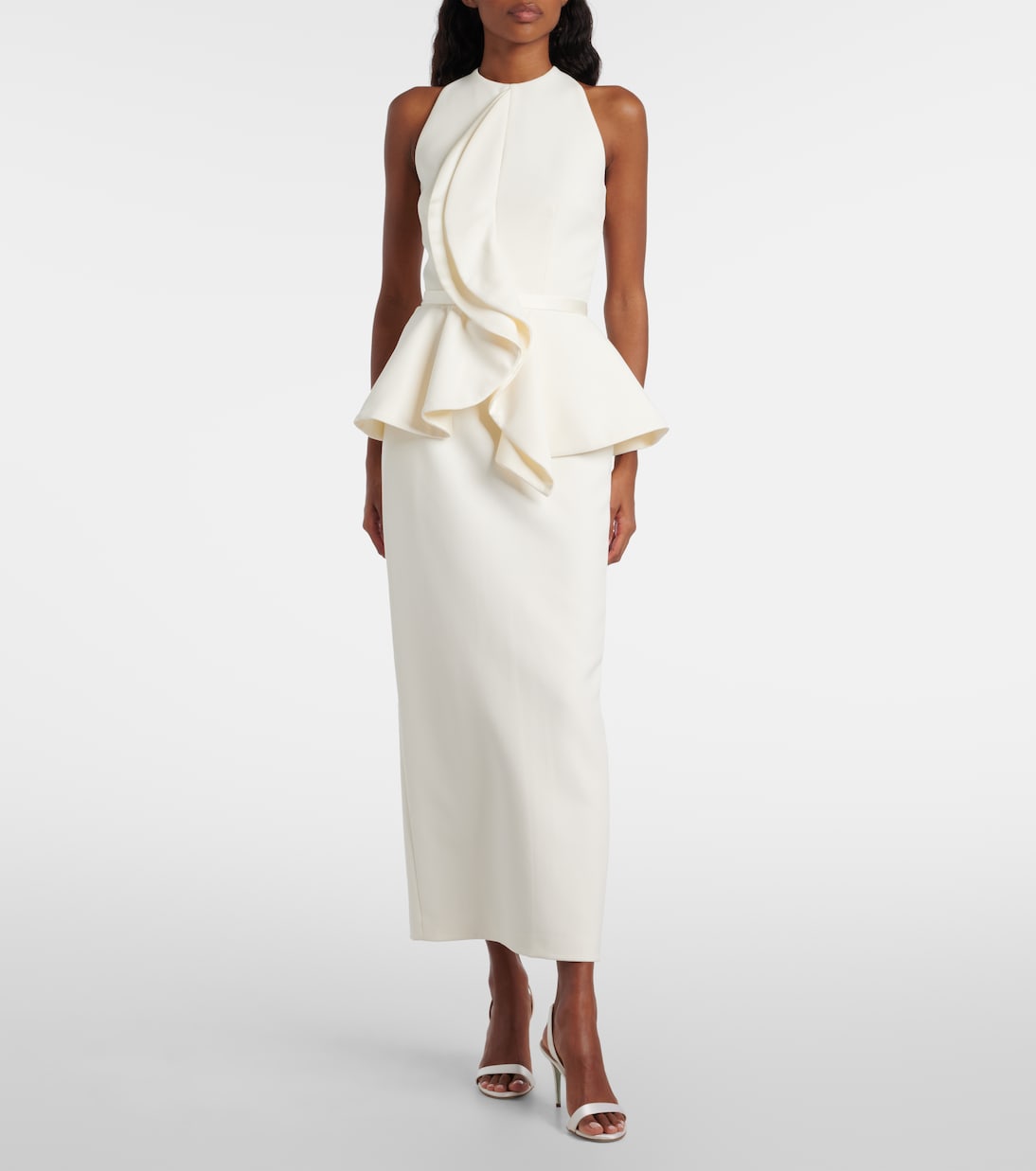 Riya ruffled cocktail dress | Safiyaa