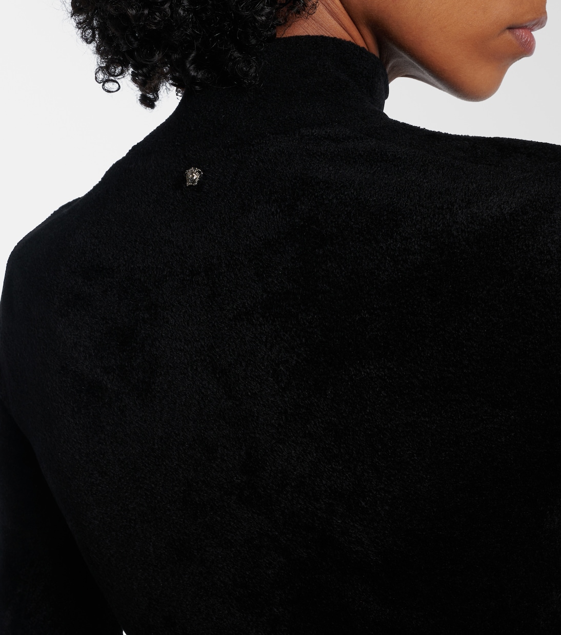 Chenille turtleneck bodysuit | Versace