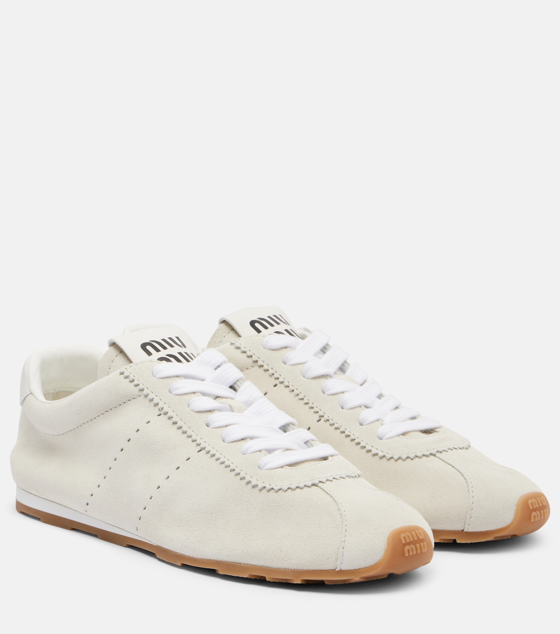 Plume suede sneakers | Miu Miu