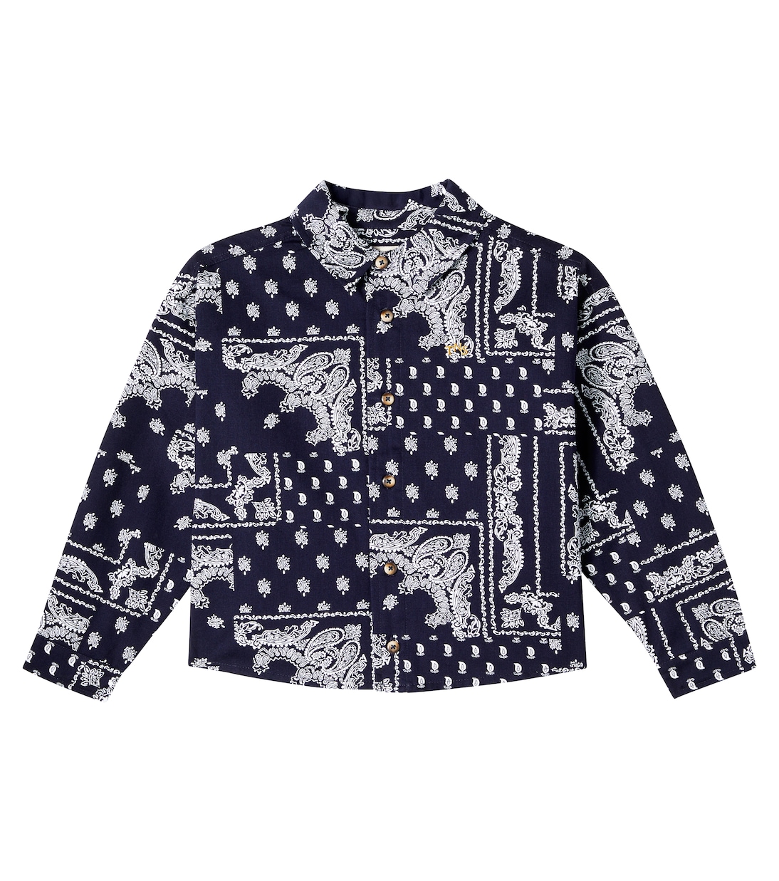Luis printed cotton shirt | The New Society