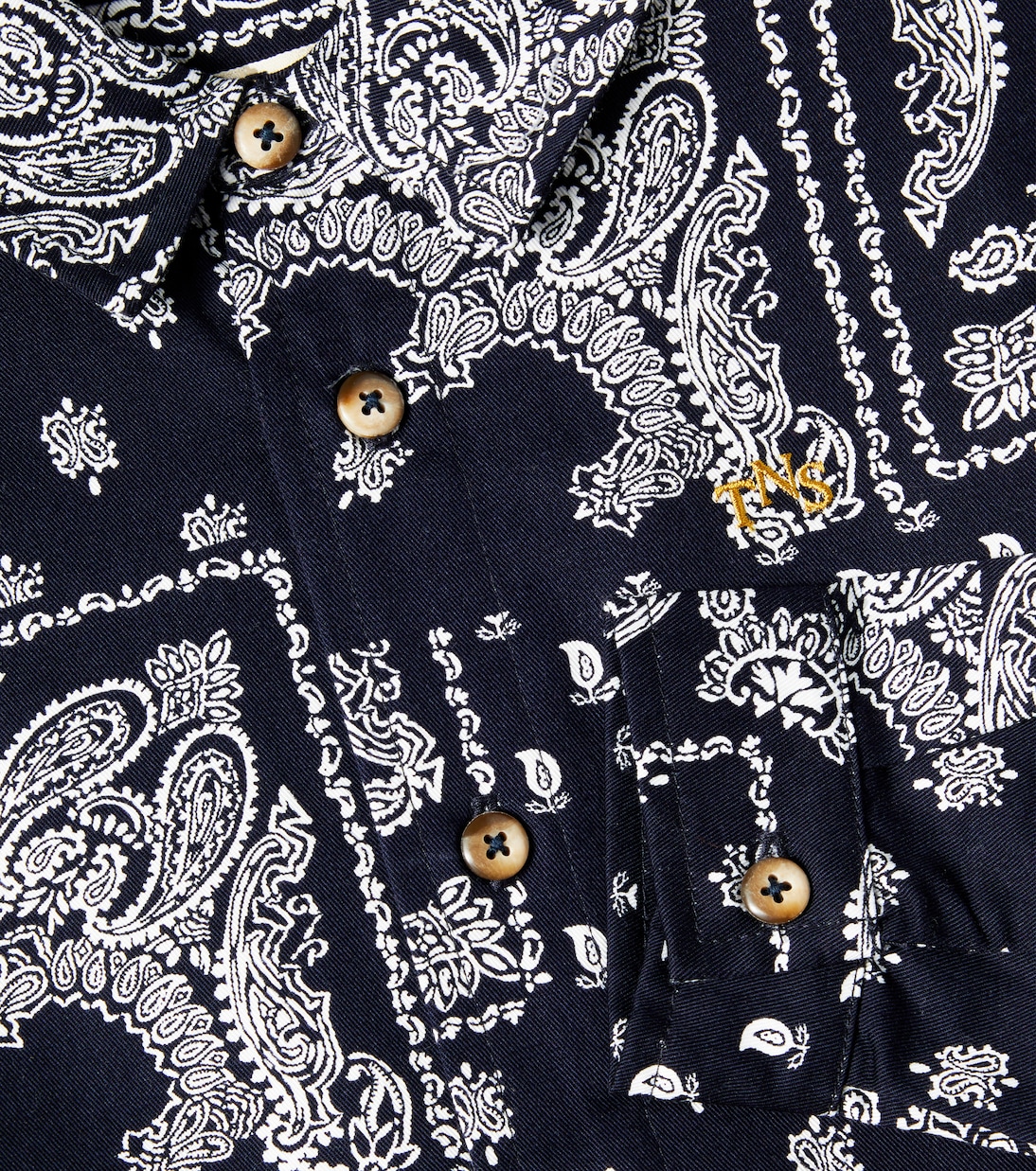 Luis printed cotton shirt | The New Society