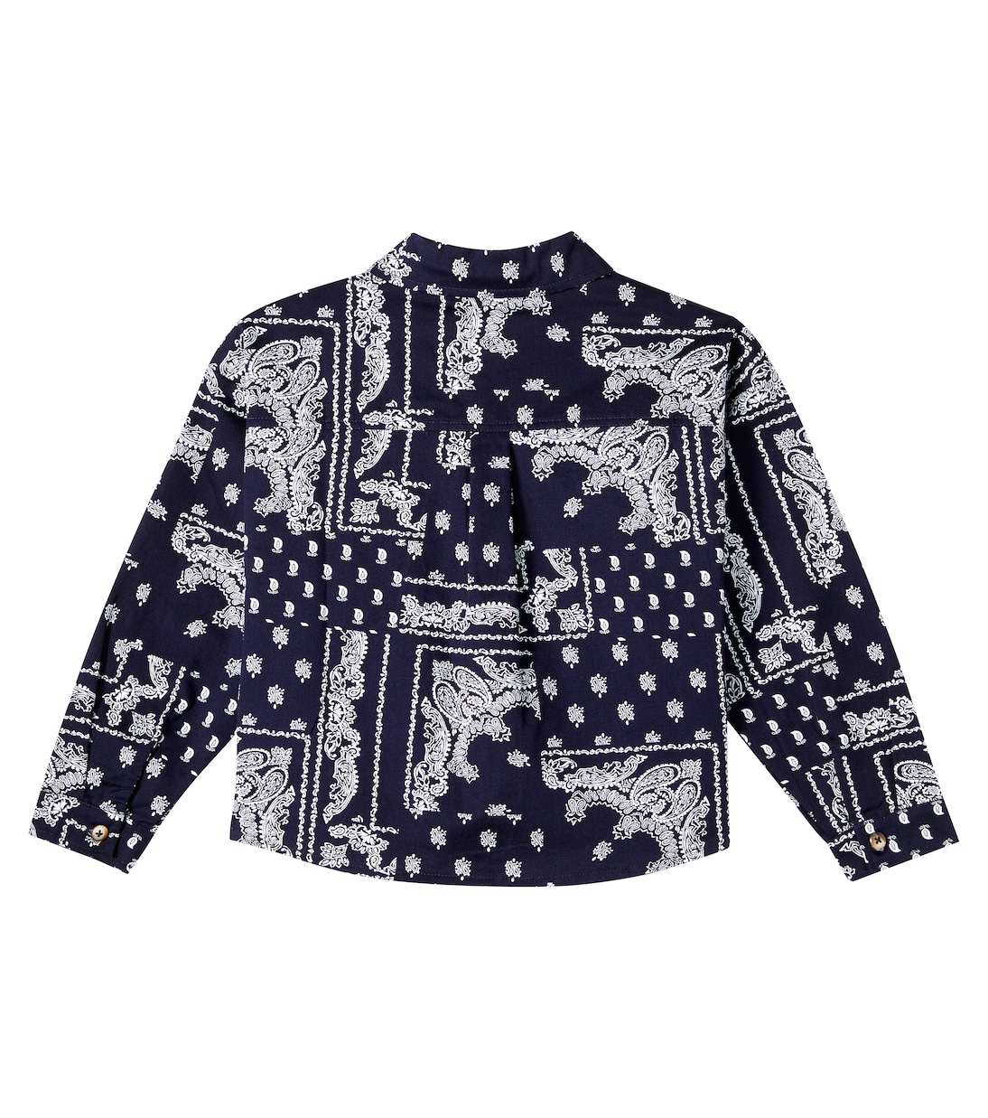 Luis printed cotton shirt | The New Society