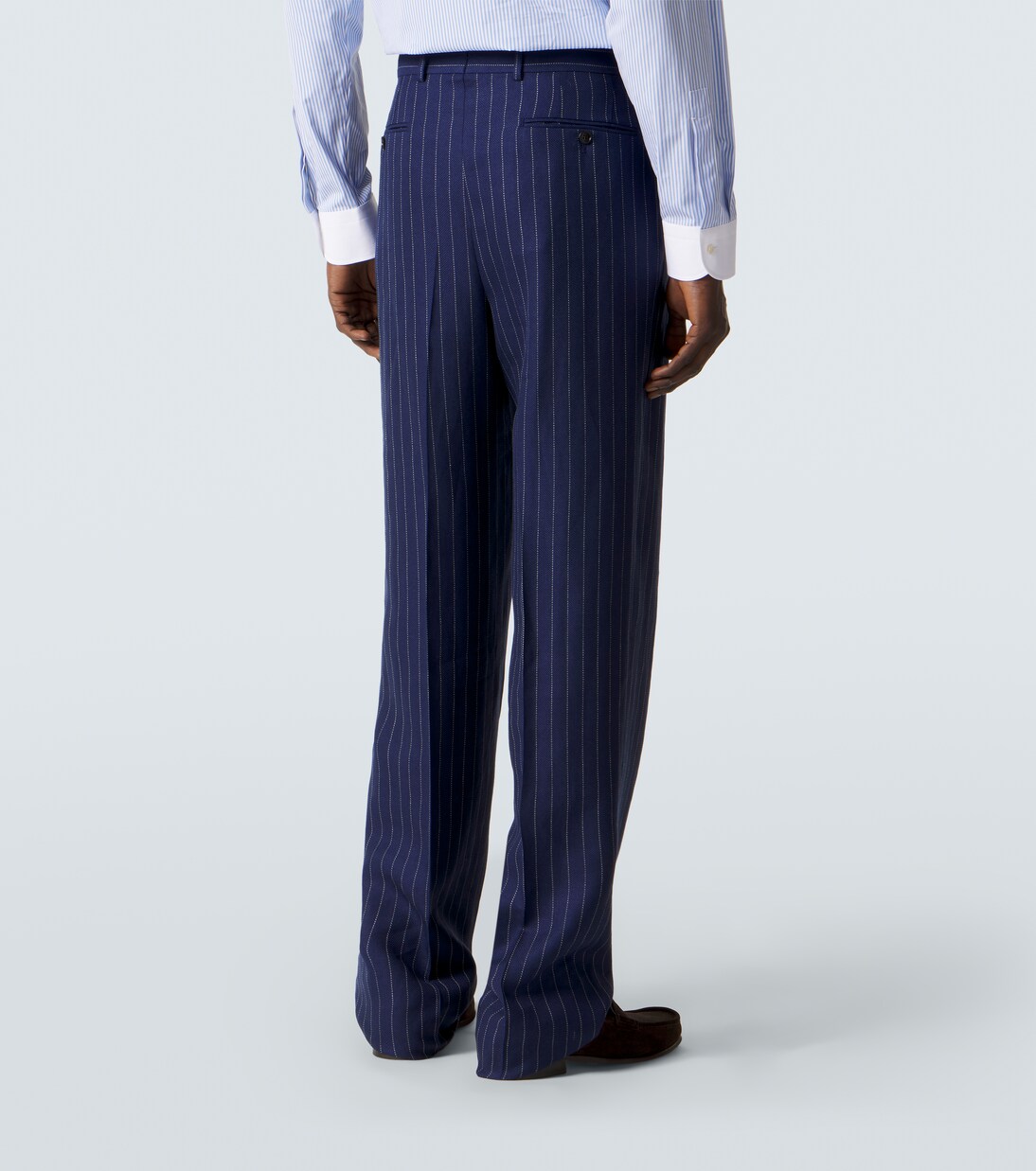 Wool, linen, and silk straight pants | Tom Ford