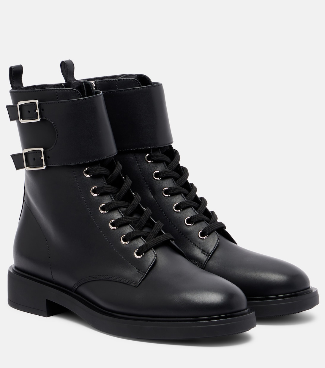 Ripley 레더 컴뱃 부츠 | Gianvito Rossi