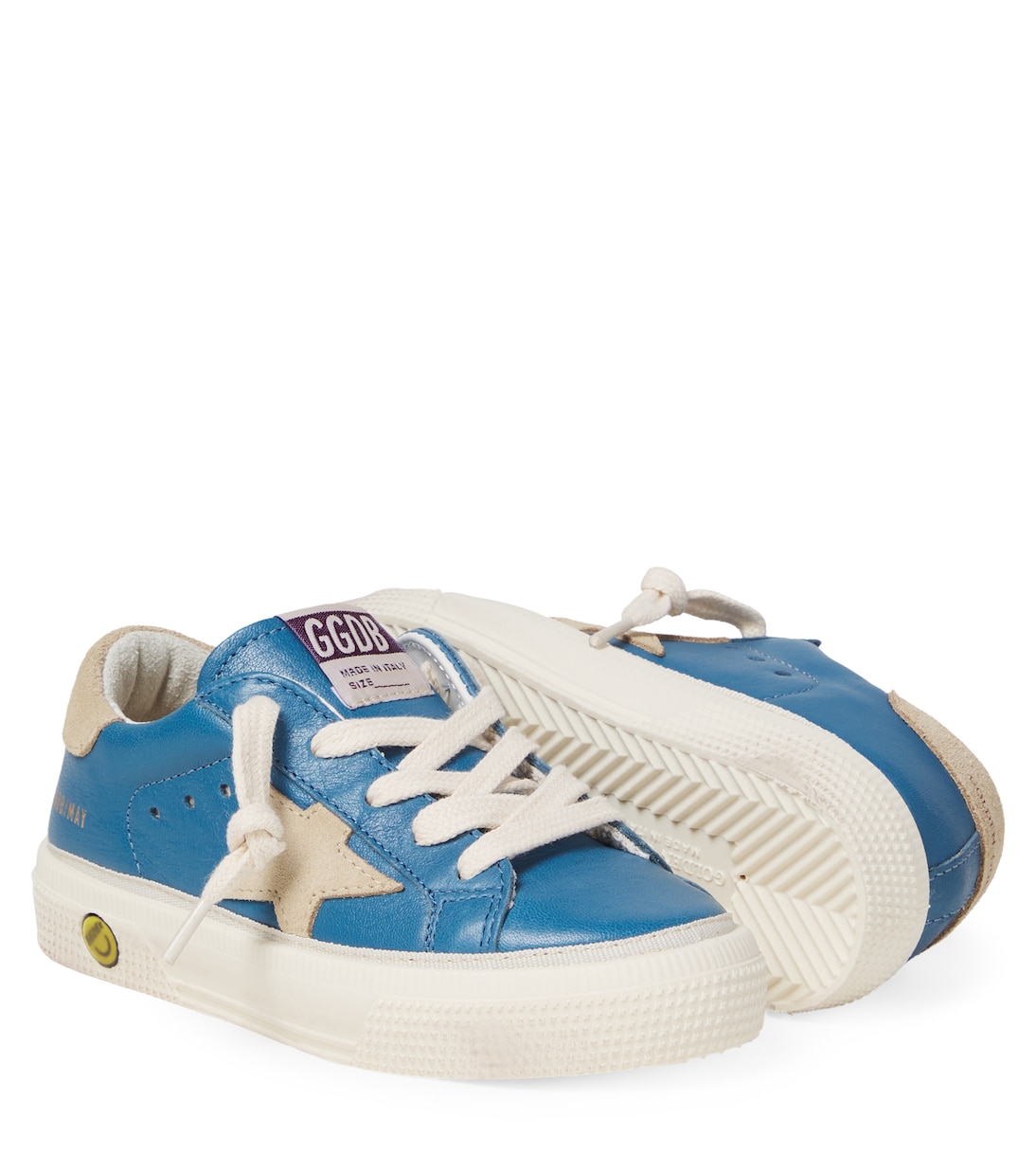 Sneakers May aus Leder mit Veloursleder | Golden Goose Kids