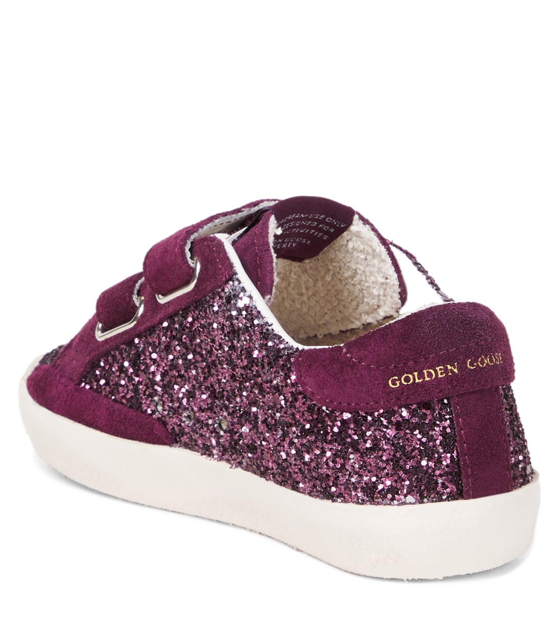 Old School sequined suede sneakers | Golden Goose Kids