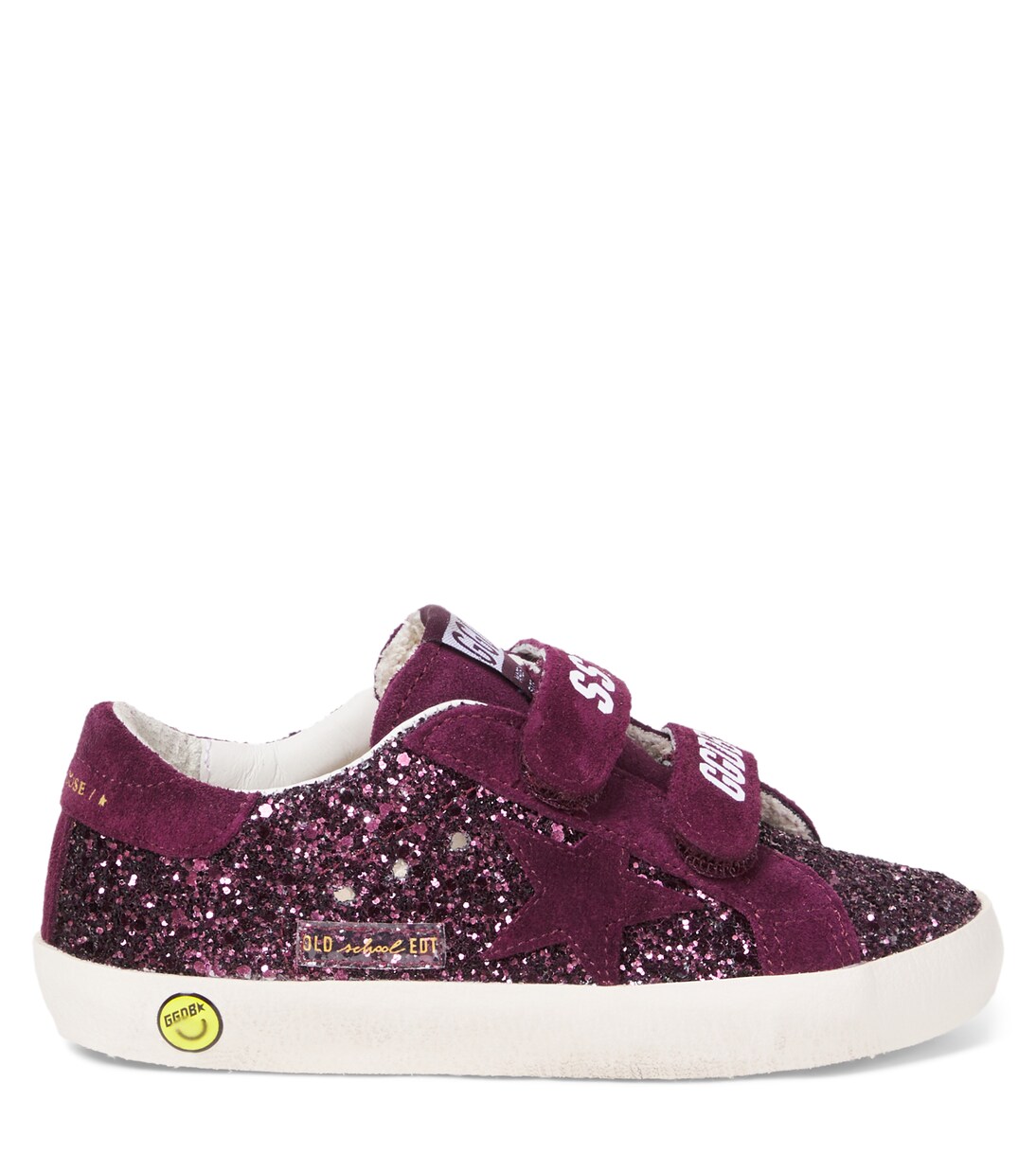 Old School sequined suede sneakers | Golden Goose Kids