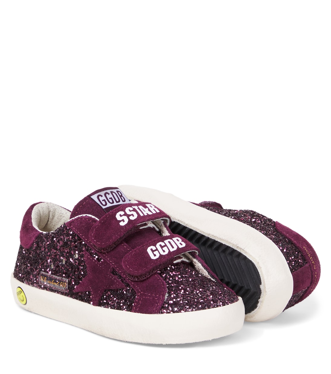 Old School sequined suede sneakers | Golden Goose Kids