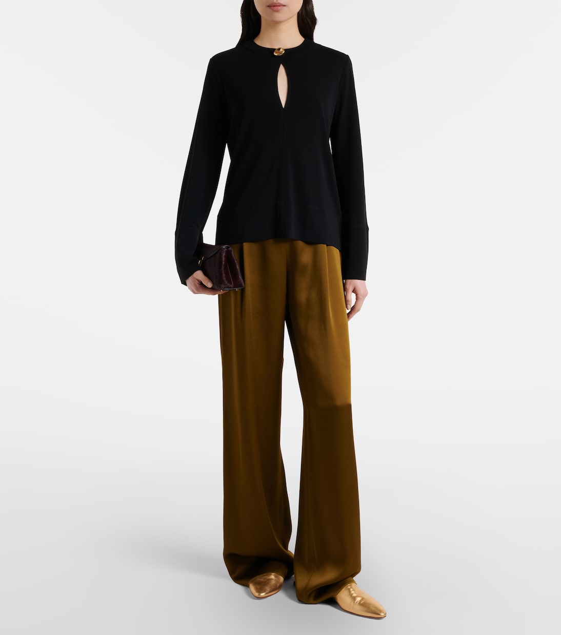 Fabiola jersey blouse | Joseph