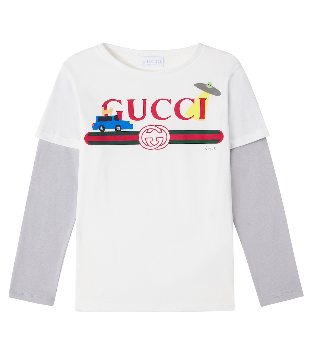 X Euan Roberts Longsleeve aus Baumwoll-Jersey | Gucci Kids